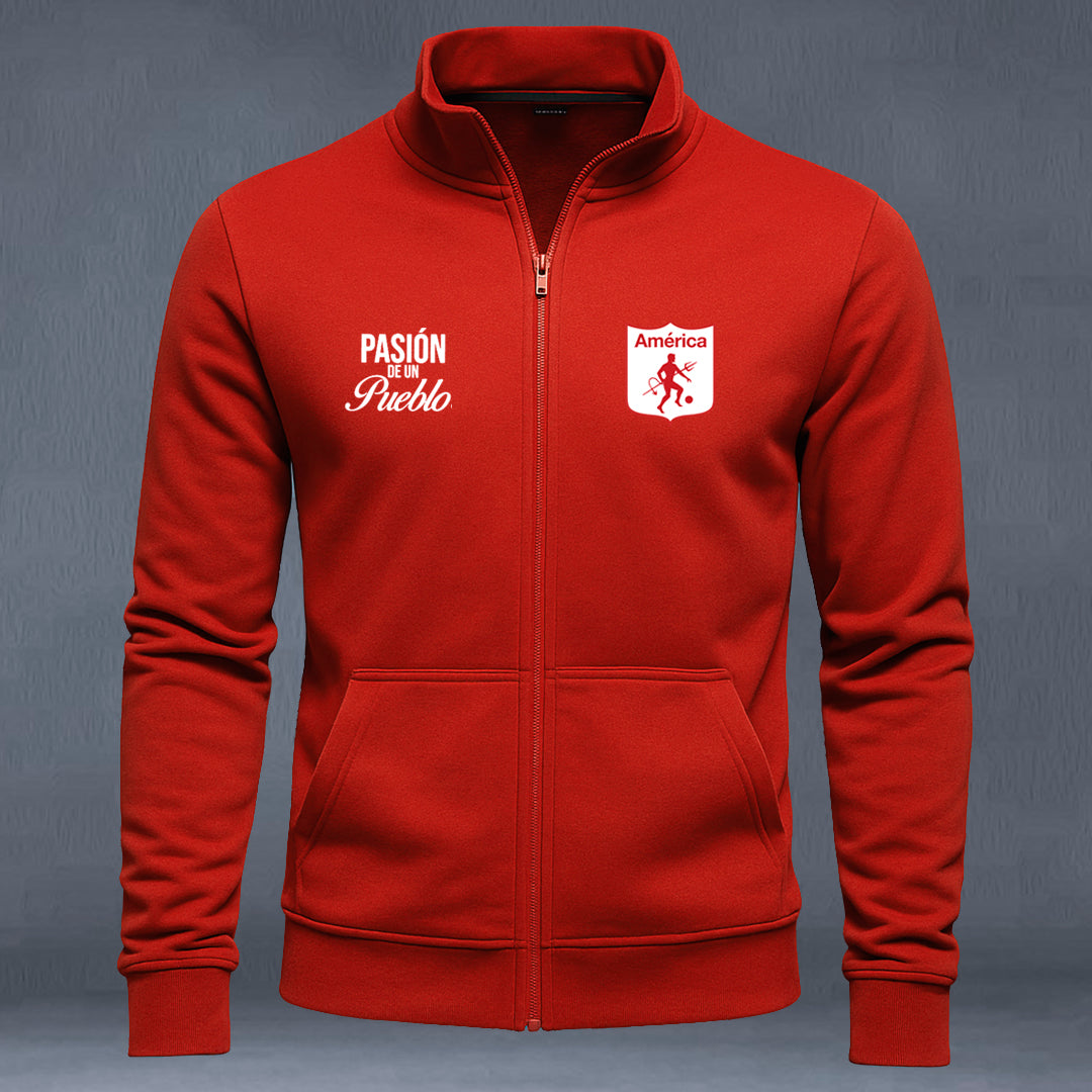 Hoodie América Cuello Alto