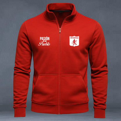 Hoodie América Cuello Alto