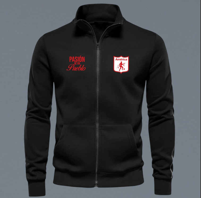 Hoodie América Cuello Alto