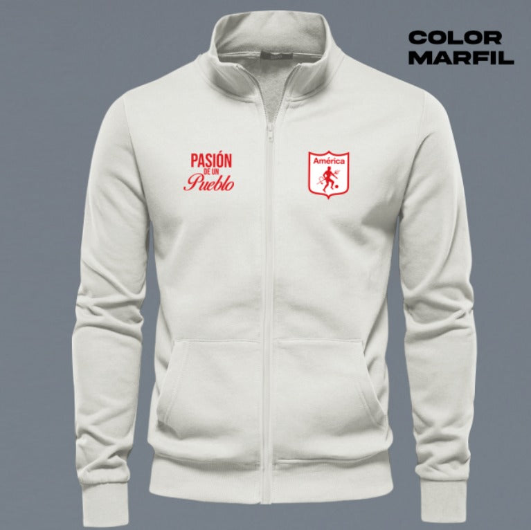 Hoodie América Cuello Alto